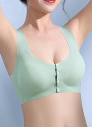 授乳ブラ マタニティ ハーフトップブラ ブラジャー 下着 インナー マタニティブラ フロントボタン 薄手 シースルー シンプル 無地 涼しい 快適 かわいい おしゃれ ママ 妊婦