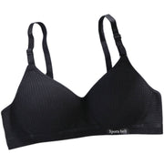 ジュニアブラ ファーストブラ スポーツブラ ジュニア キッズ ガールズ 女の子 ブラジャー ノンワイヤー パッド入り 3/4カップ 3列 3段ホック インナー 下着 小学生 中学生 高校生 シンプル 普段使い お洒落 カジュアル