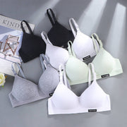 ジュニアブラ ファーストブラ スポーツブラ ジュニア キッズ ガールズ 女の子 ブラジャー ノンワイヤー パッド入り 3/4カップ 3列 3段ホック インナー 下着 小学生 中学生 高校生 シンプル 普段使い お洒落 カジュアル