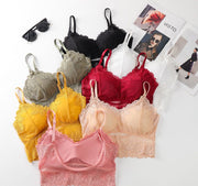 ハーフトップブラ ブラジャー レディース インナー ノンワイヤーブラ カップ付き レース シースルー 透け感 女性下着 Uバック ナイトブラ 婦人下着 ソリッドカラー おしゃれ