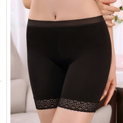 ペチパンツ タップパンツ レディース インナーボトムス 無地 レース スパッツショーツ 下着 肌着 定番 シンプル 可愛い 透け防止 女性用 婦人用 単色 白 黒 肌色