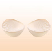 ブラパッド 胸パッド 左右ペア ブラジャー用パッド カップ 厚め 厚手 交換 スペア 女性下着 レディース インナー 婦人用 ブラック ベージュ