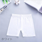 オーバーパンツ インナーパンツ キッズ ジュニア 女の子 ガールズ 子供服 ペチパンツ ペチコート ショートパンツ 肌着 チラ見え防止 無地 単色 シンプル 子ども こども カラバリ豊富