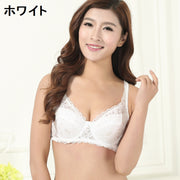 3/4カップ ブラジャー インナー 可愛い セクシー 大人 ワイヤー 谷間 レース 単品 下着 ランジェリー フェミニン 女性 70B 75B 80B 85B 90B
