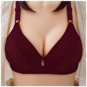 3/4カップブラ ブラジャー 単品 レディース 女性 インナー 下着 3段 3列ホック レース シンプル おしゃれ かわいい 婦人下着