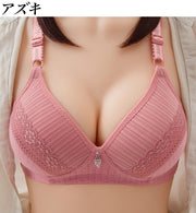 3/4カップブラ ブラジャー 単品 レディース 女性 インナー 下着 3段 3列ホック レース シンプル おしゃれ かわいい 婦人下着