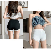 ペチパンツ ペチコート レディース ショート丈 インナー 見せパン タップパンツ レース 透け防止 薄手 接触冷感 伸縮 通気性