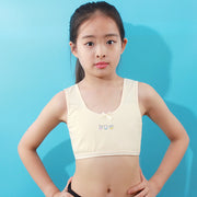 ジュニアブラ キッズブラ インナー 下着 子供用 女の子 ブラジャー ノンワイヤー ハーフトップ 可愛い キャラクター リボン スポーツブラ スポブラ ファーストブラ 初ブラ 小学生 中学生