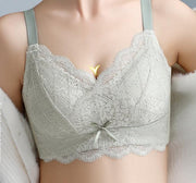 ブラジャー フルカップブラ 単品 レディース 女性 インナー 下着 レース リボン 4段ホック シンプル お洒落 大人可愛い 普段使い 婦人用