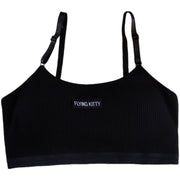 スポーツブラ ブラジャー ノンワイヤー レディース 女性用 インナー 単品 下着 細ストラップ パッド付き 取り外し可能 スポブラ 学生