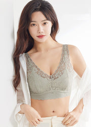 ハーフトップブラ ノンワイヤーブラ ブラジャー レディース 女性用 下着 インナー レース カップ付き おしゃれ 上品 楽ちん 締め付けない