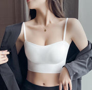 ハーフトップブラ ノンワイヤーブラ ブラジャー シームレス レディース 女性 婦人 下着 インナー バッククロス カップ付き ノンワイヤー シンプル リラックス おしゃれ 普段使い デイリー おうち時間