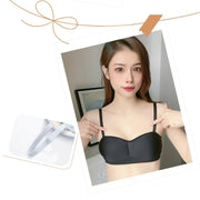 ブラジャー ショーツ 2点セット レディース 下着 セット チューブトップブラ シームレス シンプル 無地 女性 揺れにくい インナー 上下セット
