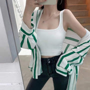 ブラトップ カップ付き レディース 女性 インナー ブラジャー 下着 タンクトップ パッド付き 無地 単色 シンプル デイリー