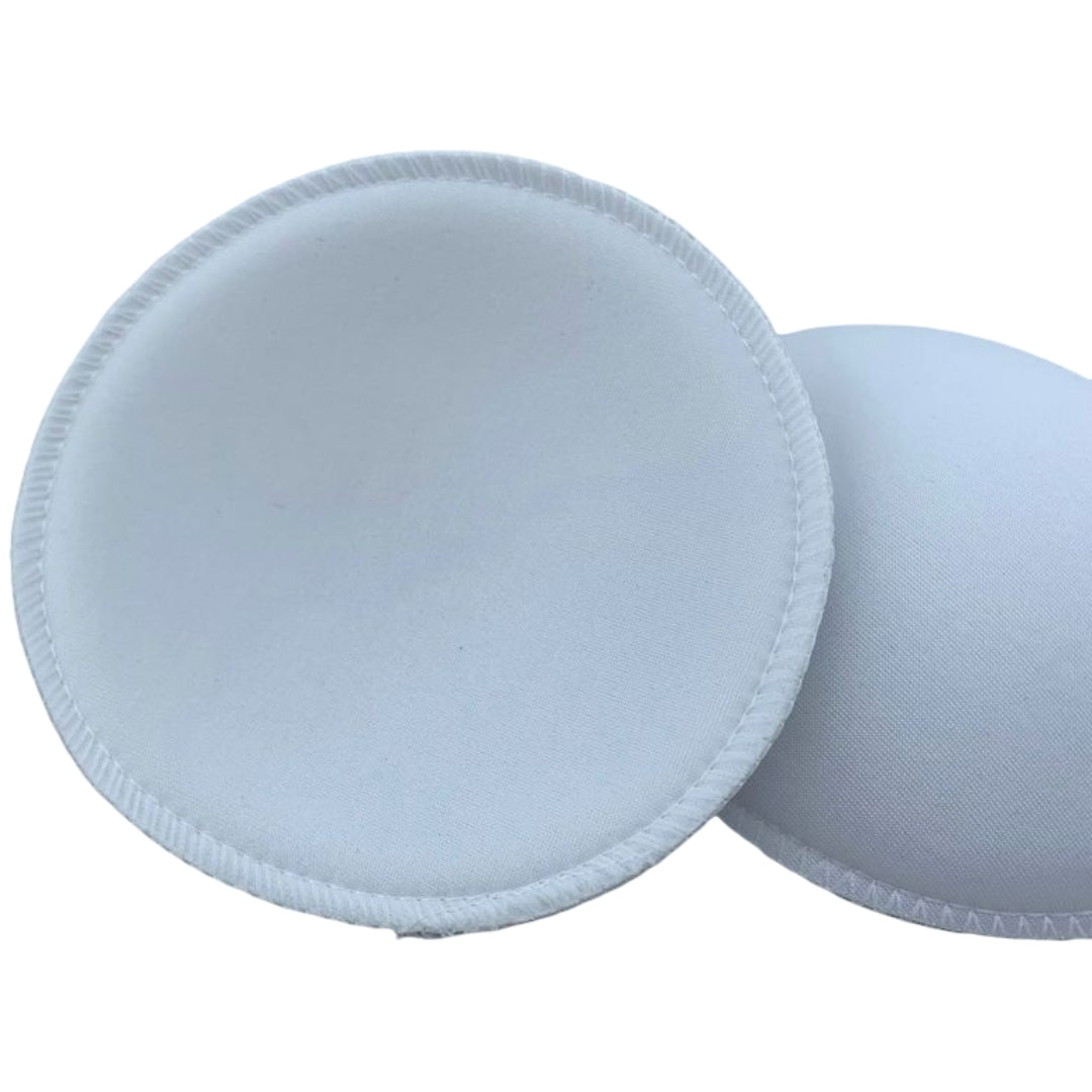 ブラパッド 胸パッド 左右1ペア ブラジャー用パッド カップ 丸型 円形 薄手 付け替え 交換 スペア メッシュ 下着 インナー レディース