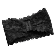 ストラップレスブラ チューブトップブラ ブラジャー 女性 レディース インナー ノンワイヤーブラ 下着 カップ付き 肩紐なし ホック付き レース おしゃれ 上品 きれいめ シンプル モノトーン 単色 白 黒 ベージュ