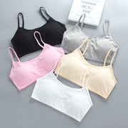 スポーツブラ ノンワイヤーブラ ブラトップ ブラジャー レディース ジュニア 女の子 インナー 単品 ナイトブラ カップ付き スポブラ ナイトブラ パッド付き 無地 ヨガ ジム シンプル 可愛い おしゃれ カップ取り外し可能