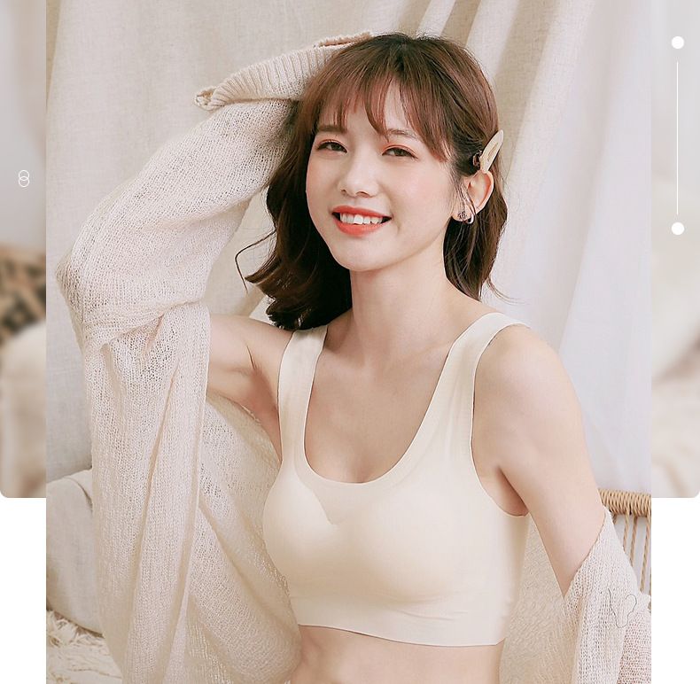 ノンワイヤーブラ シームレスブラ フルカップ レディース 女性 婦人 商品画像2