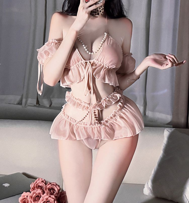 セクシーランジェリー 3点セット レディース ブラジャー ショーツ アームカバー 商品画像3