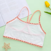 ジュニアブラ ハーフトップブラ ブラジャー ジュニア キッズ 女の子 インナー 下着 子供用 ファーストブラ ロゴ シンプル 可愛い おしゃれ 女子 こども用 小学生 中学生 高学年