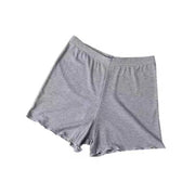 インナーパンツ タップパンツ ペチパンツ 透け防止 レディース インナー 下着 メロウフリル リブ 無地 ショート丈 ペチコートパンツ アンダーウエア ホワイト ベージュ ブラック グレー