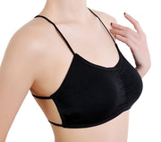 ブラジャー ノンワイヤー インナー チューブトップブラ 下着 単品 レディース 女性用 紐 クロス おしゃれ セクシー