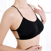 ブラジャー ノンワイヤー インナー チューブトップブラ 下着 単品 レディース 女性用 紐 クロス おしゃれ セクシー