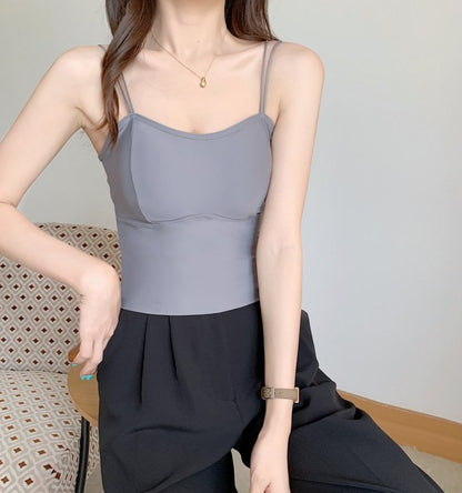 ブラトップ カップ付き キャミソール レディース 女性用 インナー 商品画像2