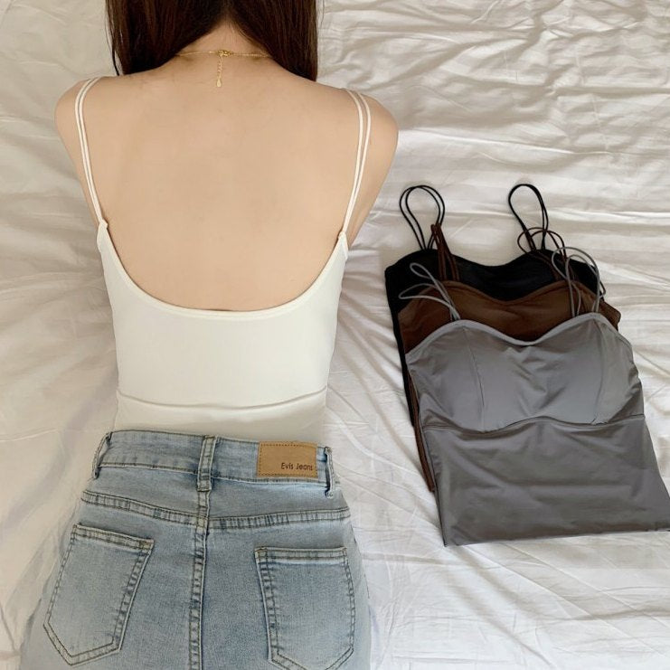 ブラトップ カップ付き キャミソール レディース 女性用 インナー 商品画像5