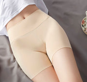 ペチパンツ ペチコート レディース 3分丈 タップパンツ 見せパン インナー ハイウエスト 無地 チラ見え パンチラ 透け防止