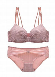 ブラジャー 単品 レディース 女性 インナー 下着 肌着 3／4カップ ブラ ギンガムチェック チェック 小胸 小胸向け 小さめ 下厚パッドクロス バッククロス ダブルストラップ セクシー 上品 可愛い キュート お洒落 ブラック 黒 婦人 脇高ブラ チェック柄ブラ ギンガムチェックブラ