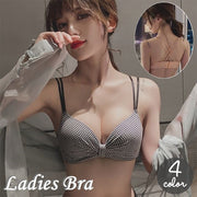 ブラジャー 単品 レディース 女性 インナー 下着 肌着 3／4カップ ブラ ギンガムチェック チェック 小胸 小胸向け 小さめ 下厚パッドクロス バッククロス ダブルストラップ セクシー 上品 可愛い キュート お洒落 ブラック 黒 婦人 脇高ブラ チェック柄ブラ ギンガムチェックブラ