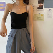 ブラトップ ハーフトップブラ キャミソール ノンワイヤーブラ レディース 女性 インナー 下着 ブラジャー チューブトップ 細紐 パッド付き 取外し可能 カラバリ豊富