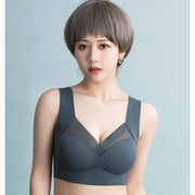 ノンワイヤーブラ ハーフトップブラ レディース 女性下着 インナー ブラジャー ナイトブラ 大きいサイズ有 幅広ショルダー おしゃれ かわいい シンプル リラックスタイム 脇高 背中 スッキリ 女性用 婦人用