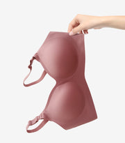 授乳ブラジャー マタニティブラジャー フルカップブラジャー レディース 女性 インナー 下着 アンダーウェア 前開き 3段ホック 幅広 無地 ベージュ ピンク ブラック シンプル かわいい キュート
