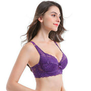 ブラジャー ブラ単品 下着 インナー 4連フォック 総レース  sexy セクシー 胸魅せ 脇肉 レディース