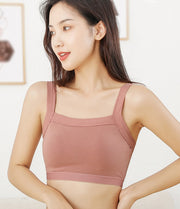 ハーフトップブラ ノンワイヤー レディース 女性 インナー 下着 ブラジャー シンプル 無地 脇高 パッド入り リラックス 婦人用