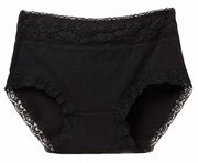 ショーツ パンツ 下着 レディース インナー 深め 深ばき レース 綿混 大きいサイズ スタンダード 響きにくい 履き心地 ゆったり すっぽり
