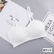 ノンワイヤーブラ ハーフトップブラ ブラジャー 下着 女性用 レディース 婦人 カップ付き スポーツブラ リブ ナイトブラ リブ シンプル 無地 リラックス ヨガ ジム フィットネス おしゃれ かわいい
