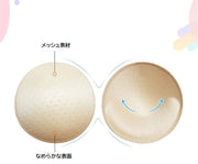 ブラパッド ブラジャー用パッド 左右 1ペア 丸型 付け替え 交換用 厚手 メッシュ 柔らかい 下着 レディース
