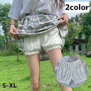 ペチパンツ タップパンツ レディース 女性 インナー 下着 インナーパンツ 見せパン ショート丈 フリル かぼちゃパンツ レース 透け防止 冷え防止 シンプル カジュアル かわいい