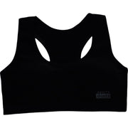 ジュニアブラ ブラジャー ハーフトップブラ Yバック タンクトップ型 カップ付き ロゴ ワンポイント 女児下着 インナー キッズ 女の子 スポーツブラ ガールズ 肌着 ノンワイヤー おしゃれ かわいい シンプル スクール 小学生 中学生