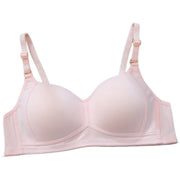 ブラジャー ジュニア 女の子 レディース インナー ノンワイヤー パッド入り 下着 単品 3列 3段ホック シンプル 無地 中学生 高校生