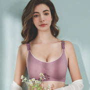 マタニティブラ 授乳ブラ ブラジャー レディース インナー 下着 ノンワイヤー フロントオープン 前開き 授乳 サイドライン シームレス ノンワイヤー 無地 シンプル 産後 大きいサイズ