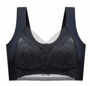 ノンワイヤーブラ ブラジャー バストライトブラ bustightbra レディース インナー 補正下着 3/4カップ レース 小さく見せる 大きいサイズ ホックなし シームレス 着痩せ 伸縮 伸びる