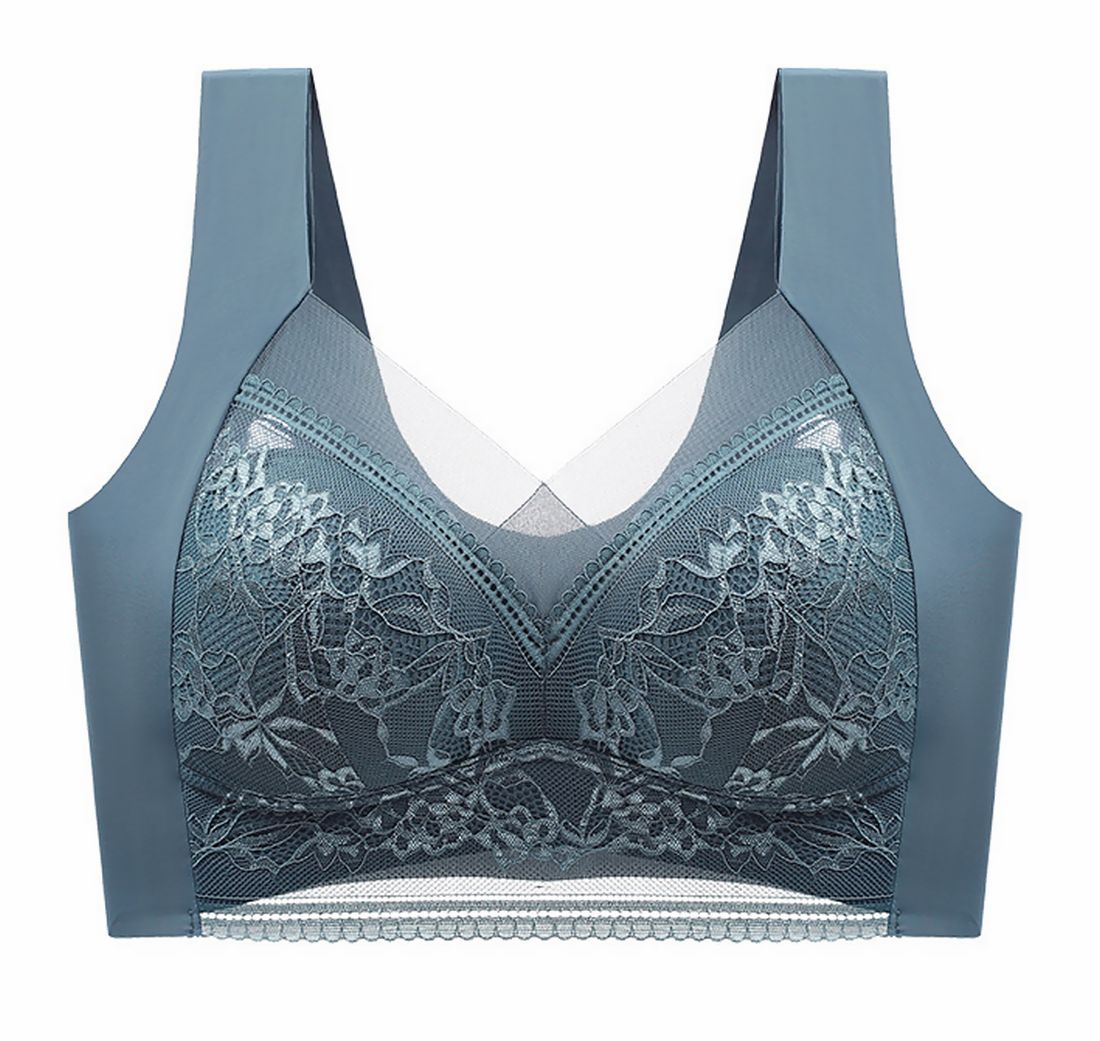 ノンワイヤーブラ ブラジャー バストライトブラ bustightbra レディース インナー ダークブルー バリエーション画像