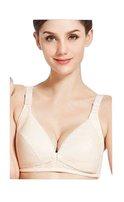 マタニティ―ブラ 授乳ブラ 3/4カップブラ ブラジャー レディース 妊婦 母 ママ インナー 下着 妊婦 産後 授乳 シンプル 無地 ベージュ ピンク パープル グリーン ブラウン ブルー グレー ベア ドット ハート リンゴ 蝶々