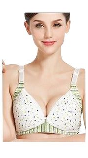 マタニティ―ブラ 授乳ブラ 3/4カップブラ ブラジャー レディース 妊婦 母 ママ インナー 下着 妊婦 産後 授乳 シンプル 無地 ベージュ ピンク パープル グリーン ブラウン ブルー グレー ベア ドット ハート リンゴ 蝶々