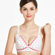 マタニティ―ブラ 授乳ブラ 3/4カップブラ ブラジャー レディース 妊婦 母 ママ インナー 下着 妊婦 産後 授乳 シンプル 無地 ベージュ ピンク パープル グリーン ブラウン ブルー グレー ベア ドット ハート リンゴ 蝶々