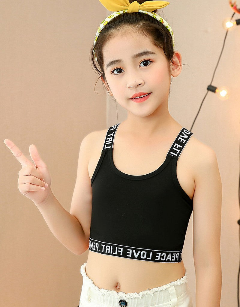 ジュニアブラ ノンワイヤーブラ ハーフトップブラ ブラジャー 下着 子供用 商品画像4